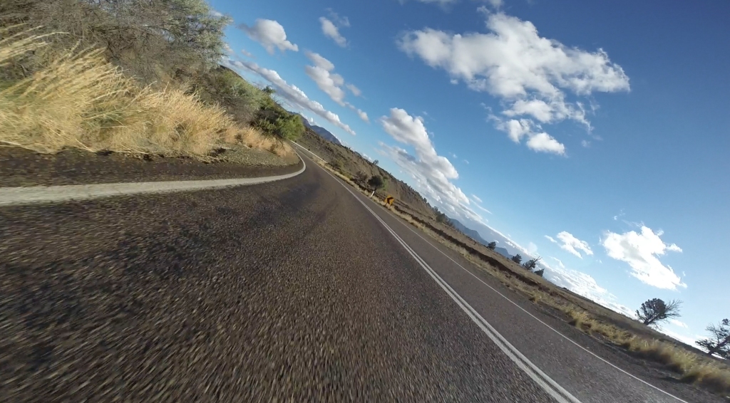 Curves near Hucks Lookout on Flinders Ranges Way South Australia