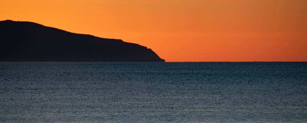 Dawn at Cape Patton, from Apollo Bay beach